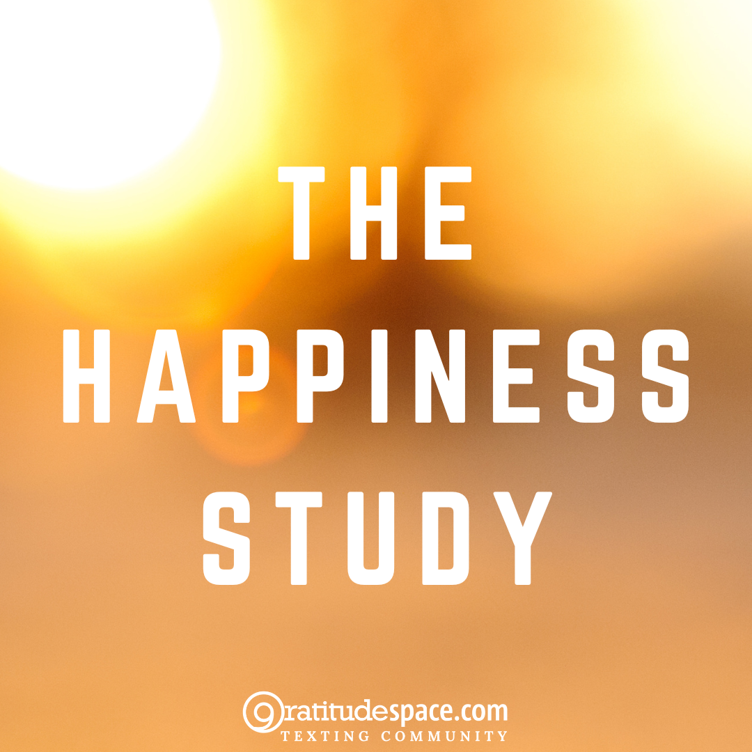 The Happiness Study for Cancer Patients - GratitudeSpace