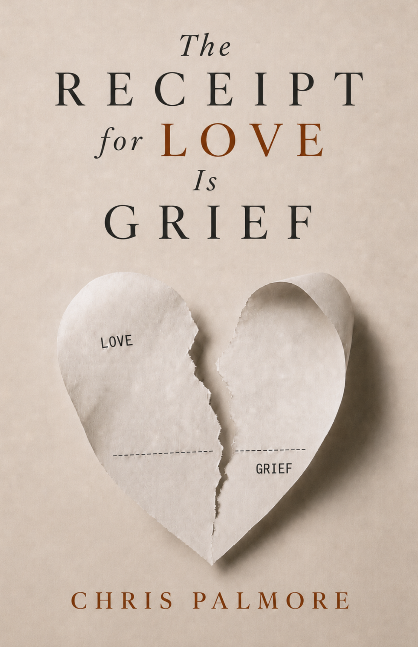 The Receipt for Love Is Grief book cover